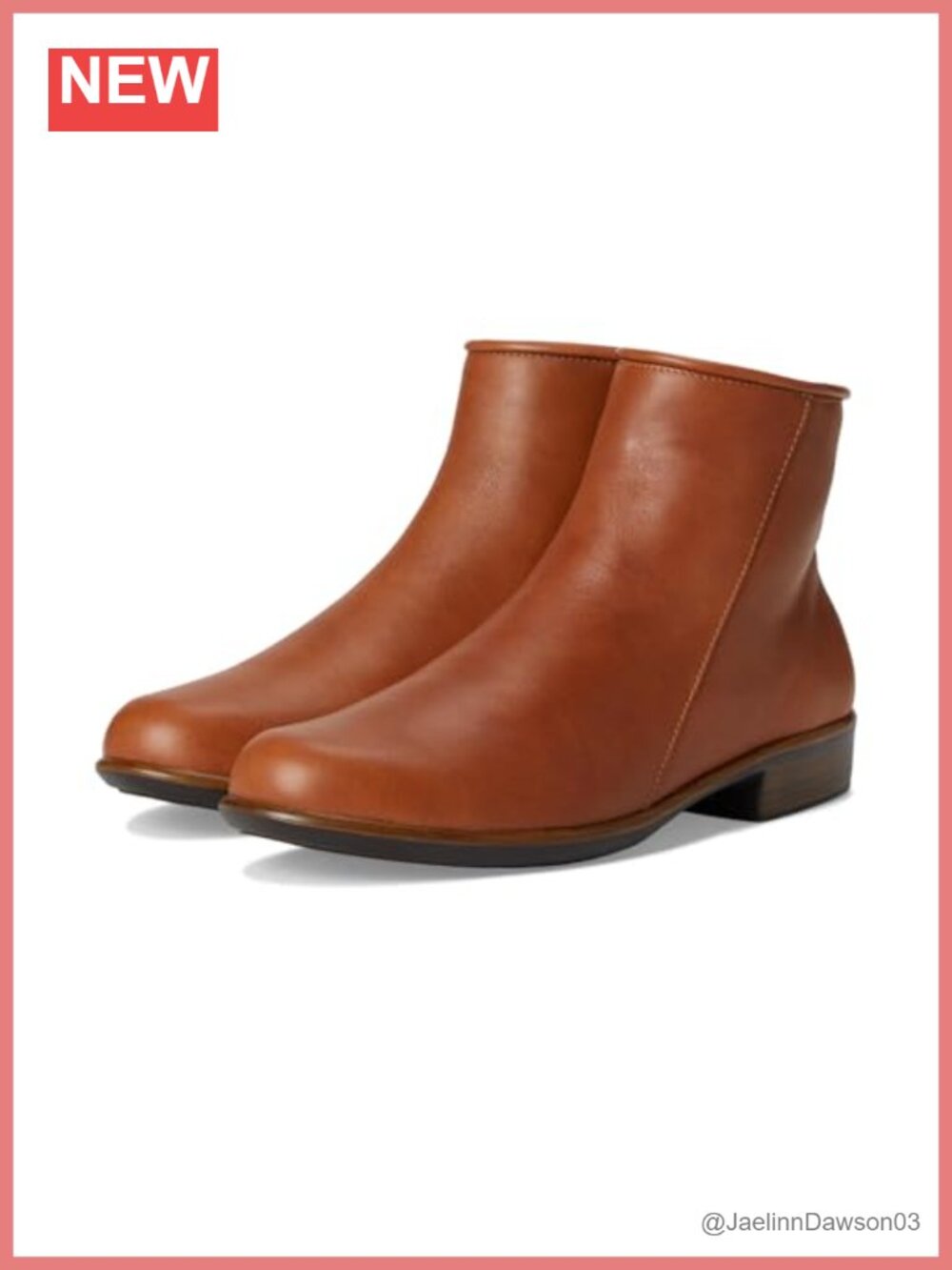 Naot Norther Leather Ankle Booties Women's Zip Closure Arch Support Removable